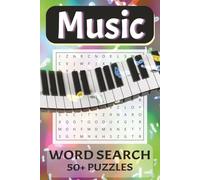 Music Word Search Puzzle Book: Word Searches with Easy to Read Print about Musical Instruments, Music Genres, Music Theory, and More | 6 x 9 inches, ... Gift for Vacations, Holidays, and Free Time