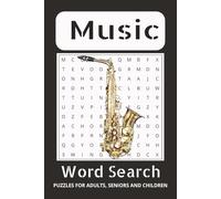 Music Word Search Puzzle: Word Search Puzzle with easy to read print about Musical Instruments, Music Genres, Music Performance and more | 6x9 inches, ... great for Vacations, Holidays and Relaxation