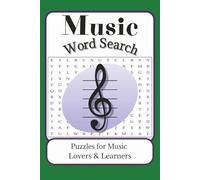 Music Word Search: Word Search Puzzle book about music, instruments, methods of composing, and MORE! | 6 X 9 inches, 110 pages | 50+ Puzzles | Great ... vacation or anxiety relief and relaxation