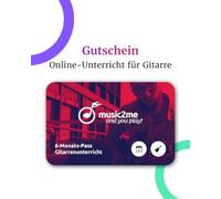 Music2me.de: Learning guitar - Online guitar lessons for beginners and advanced players 6 Monate