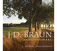 Musica Ad Rhenum & Jed Wentz – J.D. Braun: Sonatas for Flute & B.c. – CD Box Set (4 CDs)