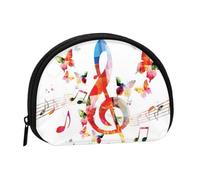 Musica Butterfly Prints Coin Purse for Women Cute Small Change Wallet Mini Coin Purses Pouch with Zipper