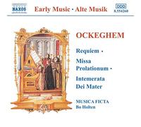 Musica Ficta – Holten – Ockeghem: Requiem / Missa Prolationum – CD – NAXOS