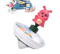 Musical - 12cm Cute Bunny Electric Learning, Interactive Musical Pivot Figure, Funny Educational Sound Light | Easter Bunny Spider Interactive for Kids Boys Girls Home School Travel