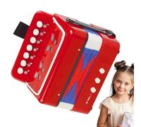 Musical Accordion,Musical Instrument for Children | Portable 7 Keys Button Small Accordion for Beginners, Boys And Girls Age 3+, Birthday