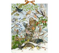 Musical Advent Calendar - Birds in Winter Birdsongs - Coppenrath Traditional Design - 24 Unique Birdsongs - Premium German Quality