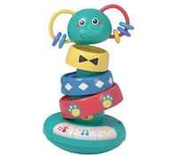 Musical Animal Toy - Elephant Stacking Game, Rainbow Tower Ring Set | Musical Elephant Stacking Rings | Learning Toy For, Battery Powered Toys p