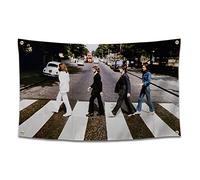 Musical Artist Flag Beatles Album Cover Funny Poster Durable Man Cave Wall Flag with Brass Grommets 3x5 Feet Flag for College Dorm Room Decor,Outdoor,Bedroom, Parties gifts, travel,events,festivals..