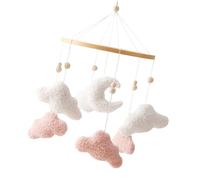 Musical Baby Crib Mobile with Cloud Design Stimulating Senses Through Color Sounds for Early Development Auditory Development Baby Crib Toy