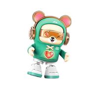 Musical Bear Toy - 15in Casing, Electric Rhythm Module, Synchronized Step Action, Vibrant Audio Output, Illuminated Pattern | Creative Playtime Aid with Engagement and Fun M