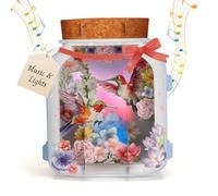 Musical Birthday Card, 3D Pop Up Hummingbird Greeting Cards, Also As Anniversary/Get Well/Thank You/Sympathy Card for Girls, Women, Wife, Daughter, Granddaughter, Sister