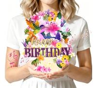 Musical Birthday Card for Women, 3D Hummingbird & Lily Bouquet Pop-up Card | 8inch Sized Bouquet, Happy Birthday Cards w Music & Lights for Girls, Grandma, Mum, Wife, Daughter, Granddaughter