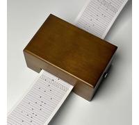 Musical Box Kit, 30 Notes DIY Custom Music Box with Adjustable Speed, Hole Puncher, 5m Paper Tapes, Perfect for Gifts and Music Creation