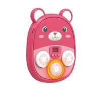 Musical Boxing Machine for Kids - Bear Music Hitting Machine | Rechargeable Musical Hitting Board with LED Wall Training Toy for Gym, Sports, Indoor/Outdoor Family