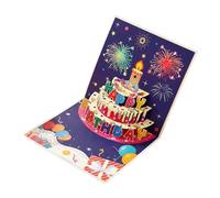 Musical Card 3D Popup Greeting with Music and Lights for Birthday Anniversary Valentine Special Occasions Light Up Greeting