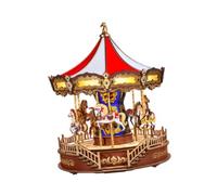 Musical Carousel Music Box Wind Up Horse Musical Box for Mom Birthday Gifts