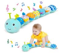 Musical Caterpillar Toy, Soft Sensory Baby Toy with Lights and Sounds for Tummy Time, Essential Newborn Developmental Gift for Infant Boys and Girls 0-12 Months.