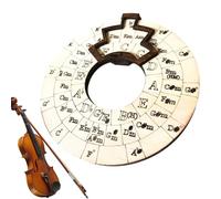 Musical Chord Wheel, Fifth Wheel, Wooden Chord Tools, Round Wheel | Quick Guide to Writing Songs and Exploring Music. Expand Your Playing Skills. An