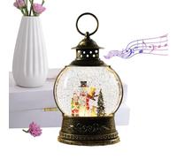 Musical Christmas Snow Globe | Beautiful Holiday Water Globe With Rotating Scene And Soft Melody | For Home, Office, Family, And Winter Celebration Décor