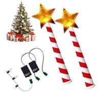 Musical Christmas Wand Tree Light Wireless Remote Control, Musical LED Star Controller, Christmas Home Decor Gift, Perfect for Christma Parties (2)