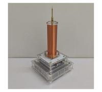 Musical Coil, Spark Gap Arc Generator, Plasma Transmission Toy, Touchable Artificial Lightning, with Audio Cablem, for Physics Learning and Electronic Education(Orange)