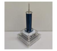 Musical Coil, Spark Gap Arc Generator, Plasma Transmission Toy, Touchable Artificial Lightning, with Audio Cablem, for Physics Learning and Electronic Education(Blue)