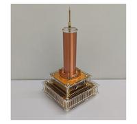 Musical Coil, Spark Gap Arc Generator, Plasma Transmission Toy, Touchable Artificial Lightning, with Audio Cablem, for Physics Learning and Electronic Education(Metallic)