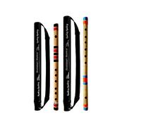 Musical Combo Flutes D Sharp 6 Hole (16 Inch) & G Scale (17 Inch) Bamboo Flute Bansuri with Flute Carry Bag Free By Indian Collectible