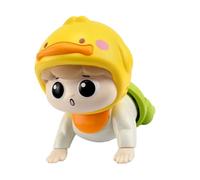 Musical Crawl Learning Toy with Music and Sound Encourages Head Up Exercise Safe Developmental Infant Learning Gift Baby Crawling Toy