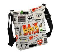 Musical Crossbody Bag Musical Lover Gift Theatre Fans Gift Musical Merchandise Drama Music Gift (Back to the Bag)