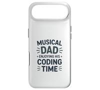 Musical Dad Enjoying His Coding Time Programmer Case for iPhone Air
