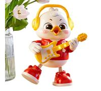 Musical Dancing Duck Toy - 15cm Electronic Motion Kids Play Set, Engaging Sensory Play Companion, Battery Operated Fun Device | Interactive Kids Gift,for Home Daycare Playground Travel Use
