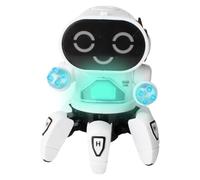 Musical Dancing Robot - ABS 17x13.5cm | Flashing Lights Robot | Octopus Robots | Interactive Toy For Kids Entertainment Party Playroom Fun And Daily Play Activities