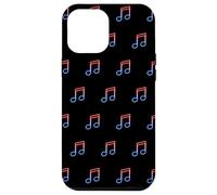 Musical Eighth Note Music Key Instrument on Black Case for iPhone 12 Pro Max