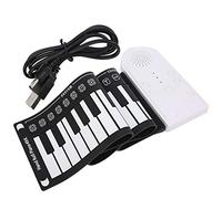 musical,Electric Piano Keyboard 49 Keys piano board,Portable Folding USB Rechargeable Beginners Giftsroll up piano