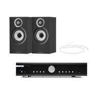 Musical Fidelity B1xi Integrated Amplifier with Bowers & Wilkins 607 S3 Bookshelf Speakers Pair Black