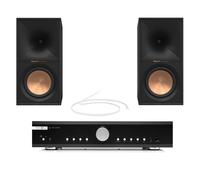 Musical Fidelity B1xi Integrated Amplifier with Klipsch R-60M Bookshelf Speakers Black HiFi Package