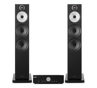 Musical Fidelity M6si Amplifier & Bowers & Wilkins 603 S3 Floorstanding Speakers Hi-Fi Bundle Black