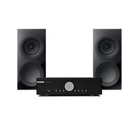 Musical Fidelity M6si Amplifier & KEF R3 Meta Bookshelf Speakers Hi-Fi Bundle Black