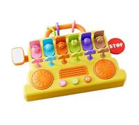 Musical Games | Educational Piano and Drums - Electronic Keyboard for Piano and Drum in the Shape of a Minibus - for Kindergarten Travel Birthday Boys Girls Christmas