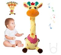 Musical Giraffe Toy - Sings, Dances & Repeats What You Say, Dancing Giraffe Plush Toy,Glowing Musical with 10 Children's Songs Gifts for Toddlers 1-3 Years