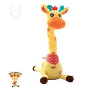 Musical Giraffe Toy - Sings, Dances & Repeats What You Say, Dancing Talking Giraffe, Shining Led Lights, Interactive Mimicking Toy With Recording, For Toddlers 1-3 Years Old (1pcs)