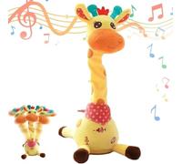 Musical Giraffe Toy, Sings, Dances & Repeats What You Say, Dancing Talking Giraffe Toy, Light up Energetic Twisting Dance, Shining LED Lights, Interactive Voice Imitation