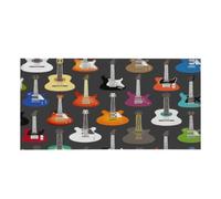Musical Guitar Fluorescent Light Covers for Ceiling Lights | 4x2 Feet Magnetic Classroom Office Ceiling Decor Home Drop