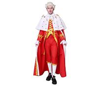 Musical Hamilton Cosplay Costume King's Robe Outfit George Washington Cosplay Costume - red - Medium