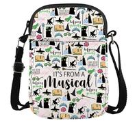 Musical Inspired Gift Musical Lover Gift It’s from A Musical Broadway Theatre Zipper Pouch Makeup Bag (FromWick CR EU)