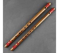 musical instrument， 7/8 Hon Handmade Bamboo Flute Soprano Recorder Beginner Voice(A,8 hong)