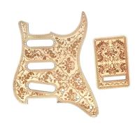 Musical Instrument Accessories Electric Guitar Pickguard Three Piece Carved Design With Back Cover(Type 3)