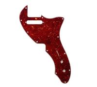 Musical Instrument Accessories Guitar Pickguard for FD 69 TL Thinline Re-issue Part with 12 Mounting Screw Holes Round Corner Single Coil Pickup Slot Anti-scratch Plastic Front 2 L