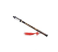 musical instrument， Chinese Dragon Engraved Ethnic Instrument Bamboo Bawu Pipe BaWu Flute G/F Tone Musical Instruments Beginner